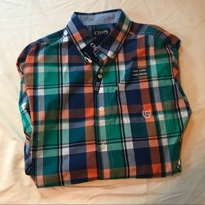 *NWT* Men’s CHAPS brand long sleeve button down